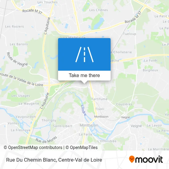 Rue Du Chemin Blanc map