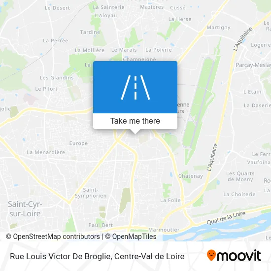 Rue Louis Victor De Broglie map