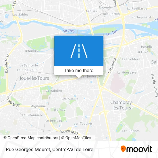 Rue Georges Mouret map