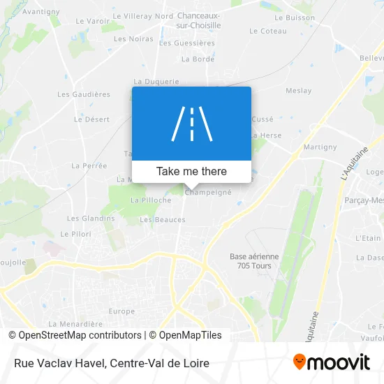 Rue Vaclav Havel map