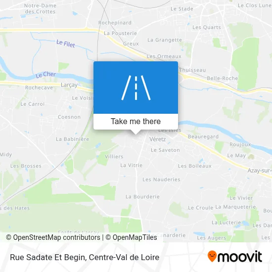 Rue Sadate Et Begin map