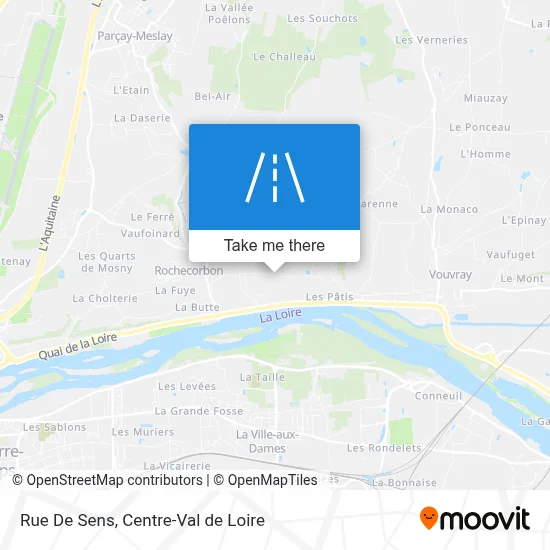 Rue De Sens map