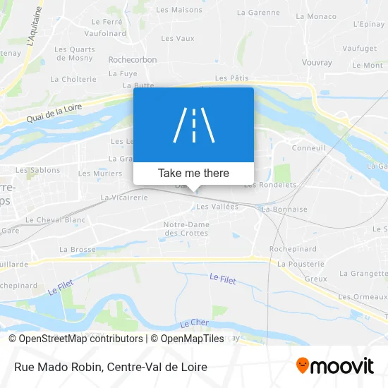 Rue Mado Robin map