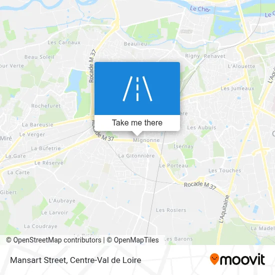 Rue Mansart map
