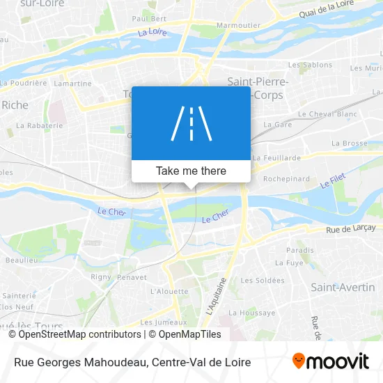 Rue Georges Mahoudeau map