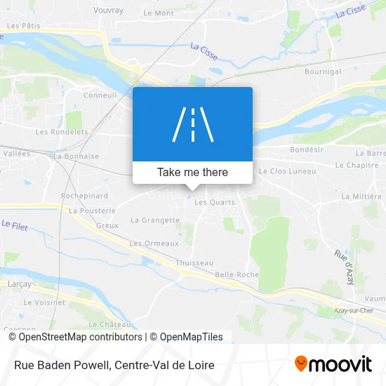 Rue Baden Powell map