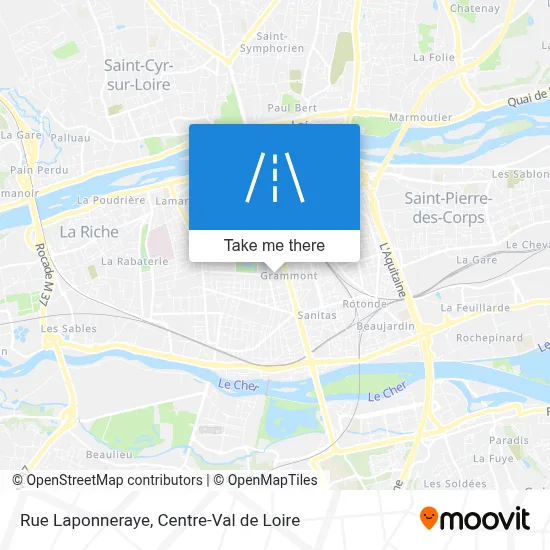 Rue Laponneraye map