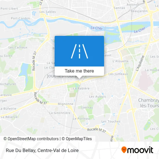 Rue Du Bellay map