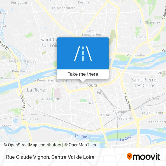 Rue Claude Vignon map