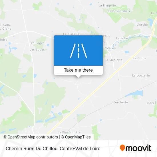 Chemin Rural Du Chillou map