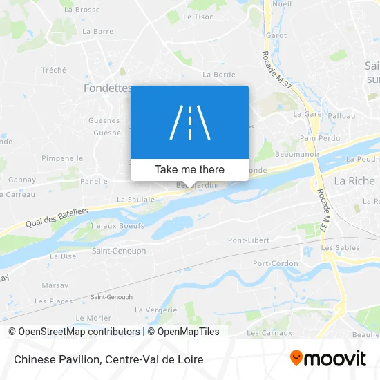 Pavillon Chinois map