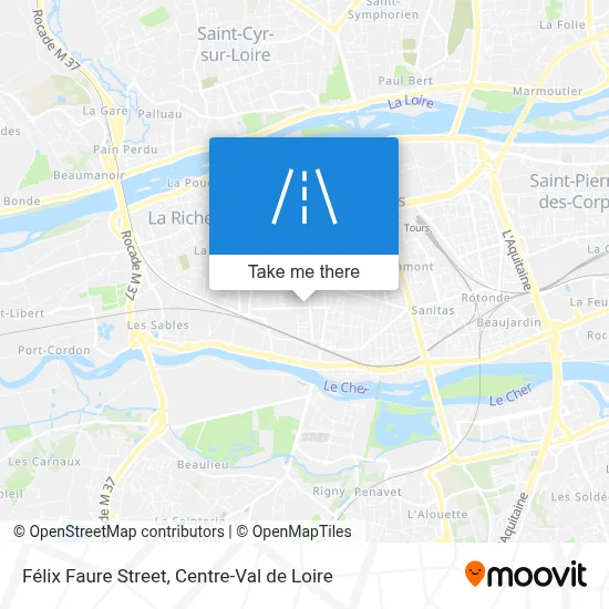 Rue Félix Faure map