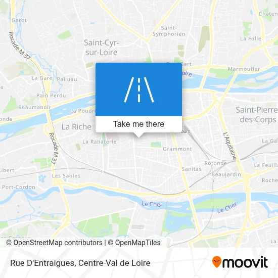 Rue D'Entraigues map