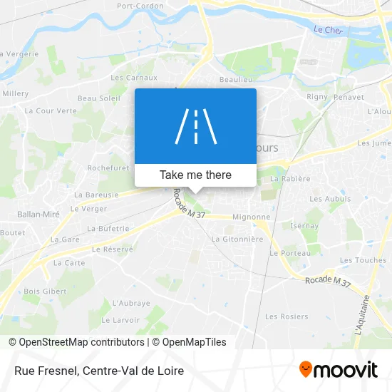 Rue Fresnel map