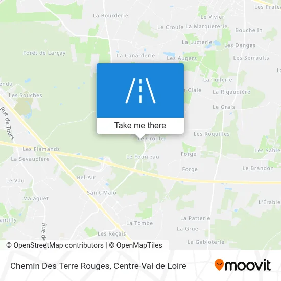 Chemin Des Terre Rouges map