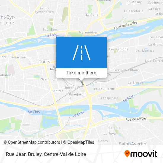 Rue Jean Bruley map