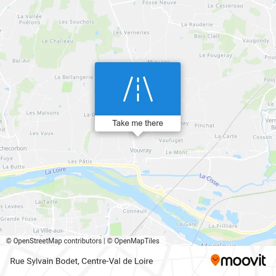 Rue Sylvain Bodet map