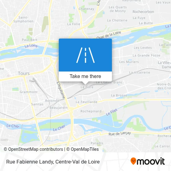 Rue Fabienne Landy map