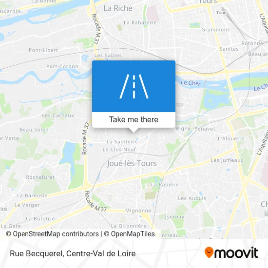 Rue Becquerel map