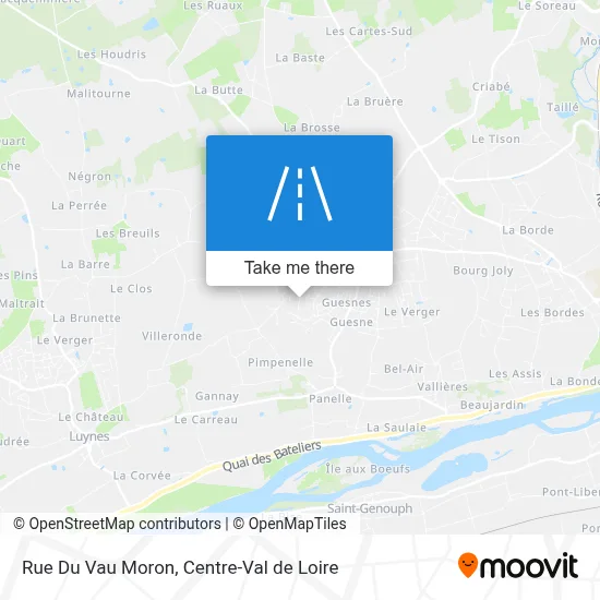 Rue Du Vau Moron map