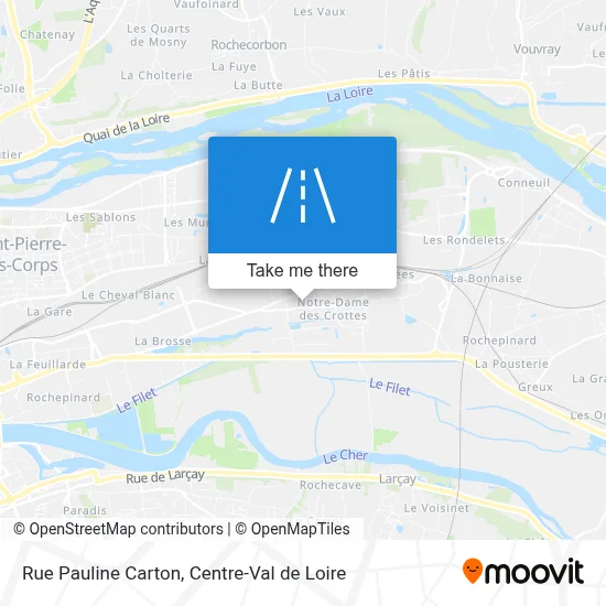 Rue Pauline Carton map