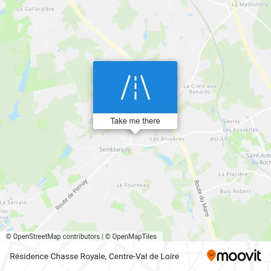Résidence Chasse Royale map