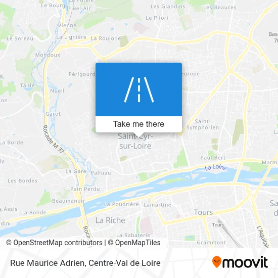 Rue Maurice Adrien map