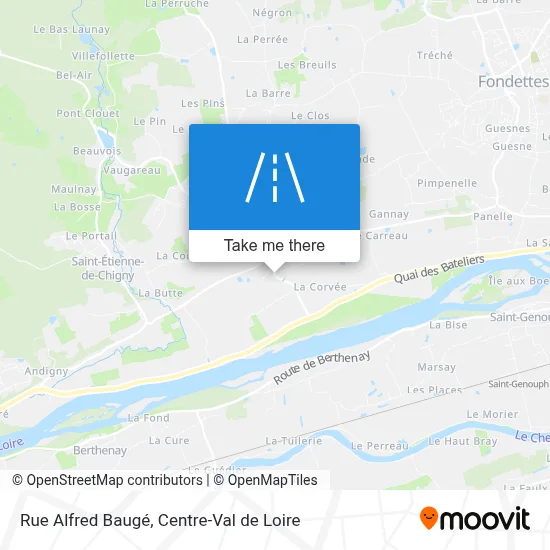 Rue Alfred Baugé map