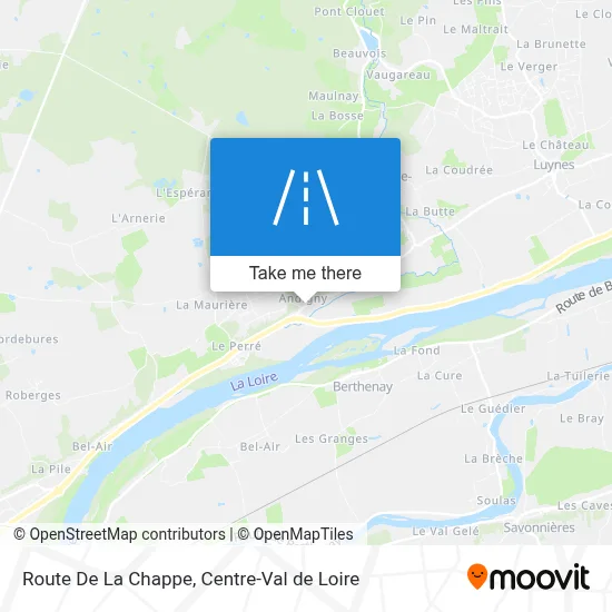 Route De La Chappe map