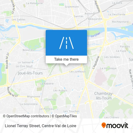 Rue Lionel Terray map