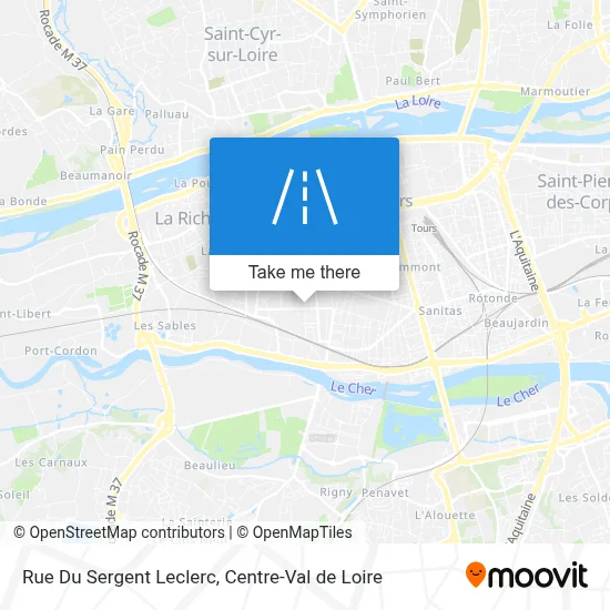 Rue Du Sergent Leclerc map
