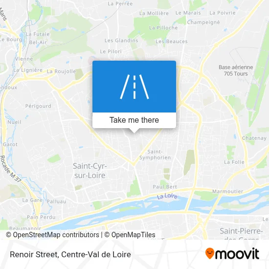 Rue Renoir map