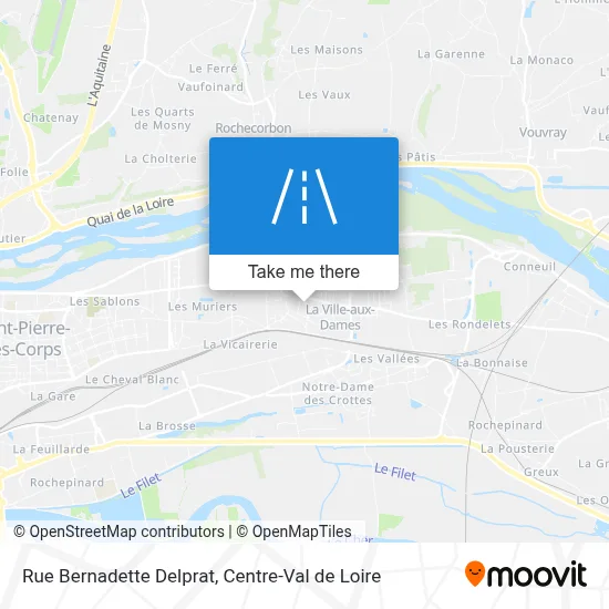 Rue Bernadette Delprat map