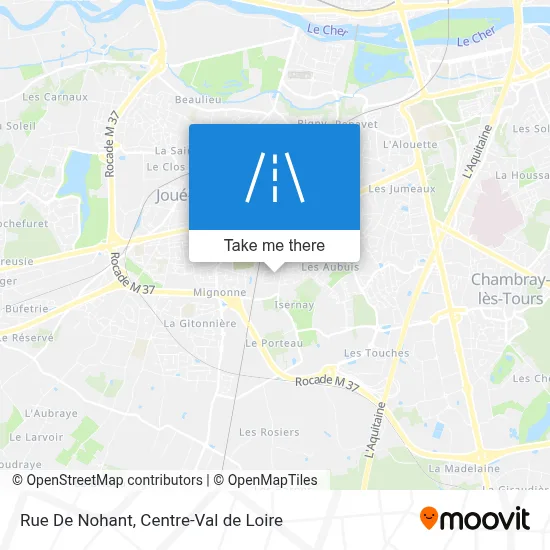 Rue De Nohant map
