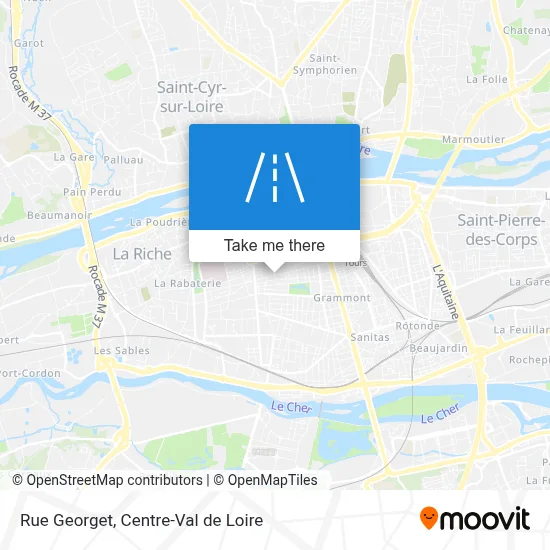 Rue Georget map