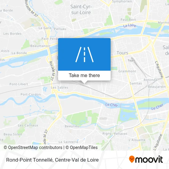 Rond-Point Tonnellé map