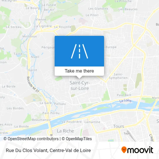 Rue Du Clos Volant map