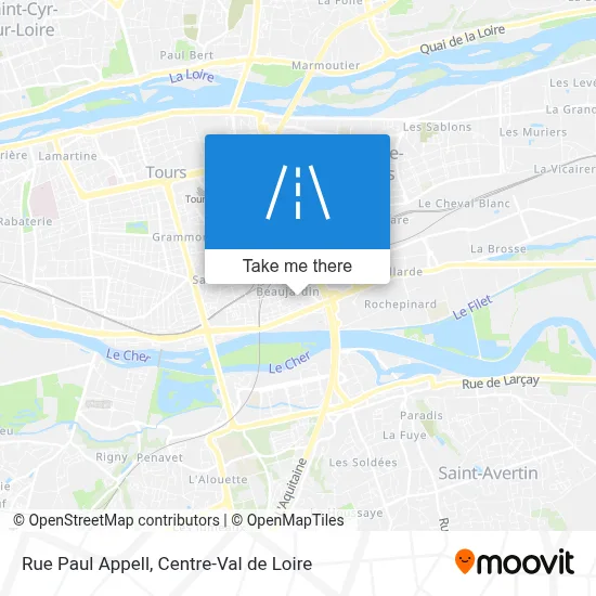 Rue Paul Appell map