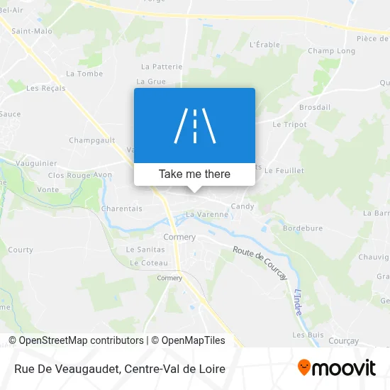 Rue De Veaugaudet map