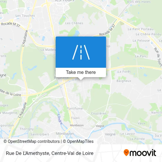 Rue De L'Amethyste map