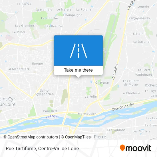 Rue Tartifume map