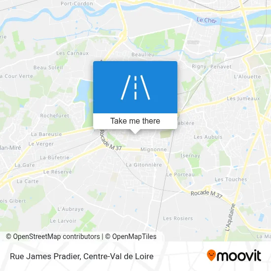 Rue James Pradier map