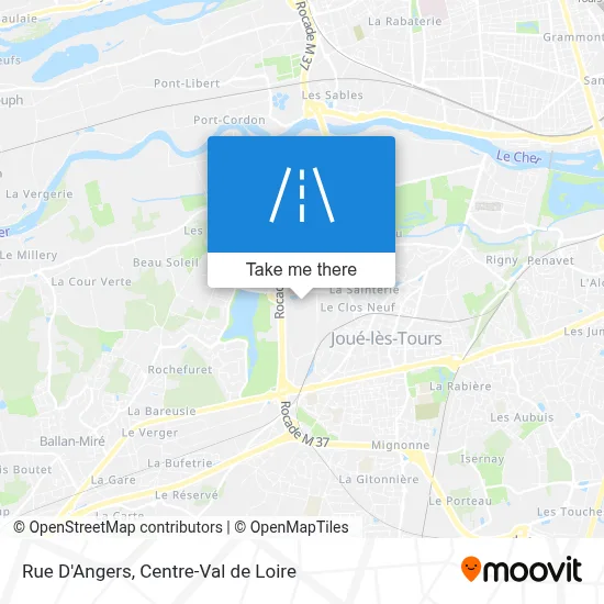 Rue D'Angers map