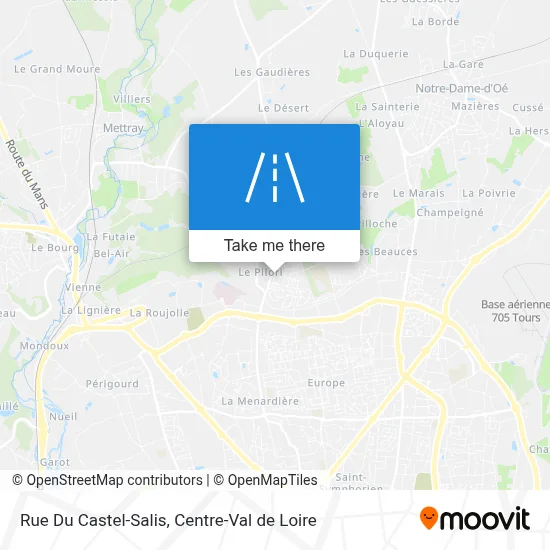 Rue Du Castel-Salis map