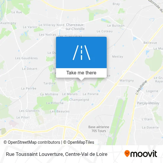 Rue Toussaint Louverture map