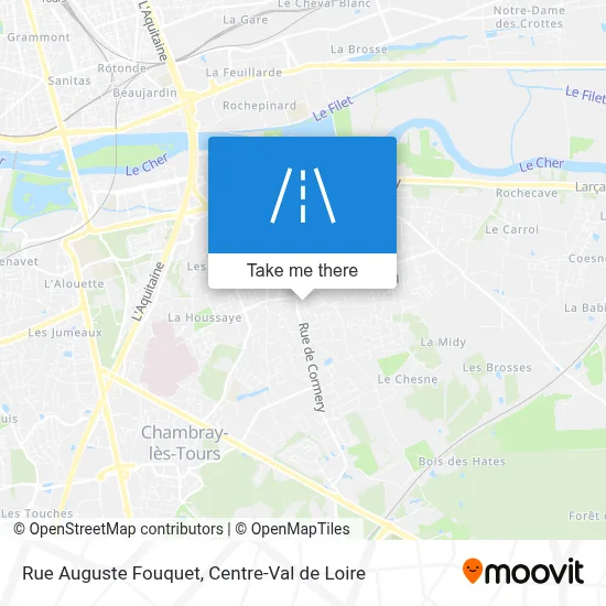 Rue Auguste Fouquet map