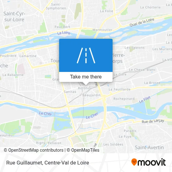 Rue Guillaumet map