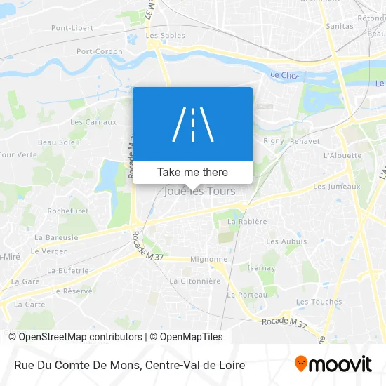 Rue Du Comte De Mons map
