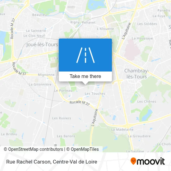 Rue Rachel Carson map