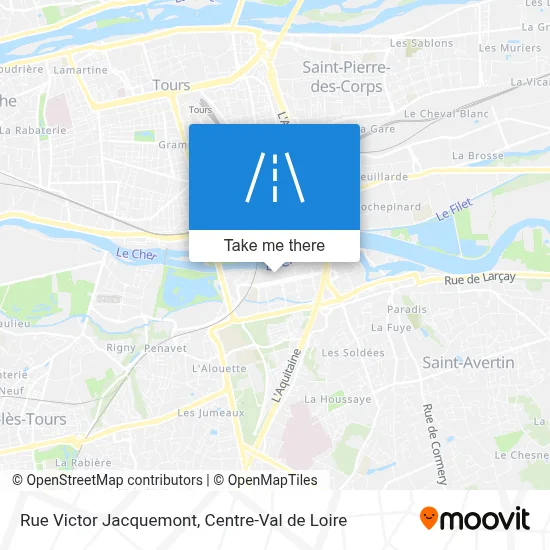 Rue Victor Jacquemont map